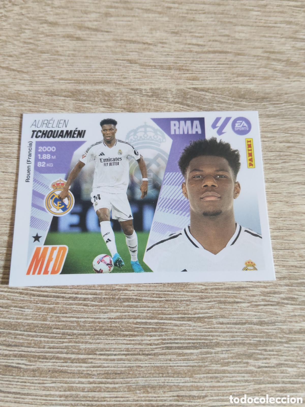 Football Stickers: Tchouameni Real Madrid liga 2025 2026 25 26 ediciones este