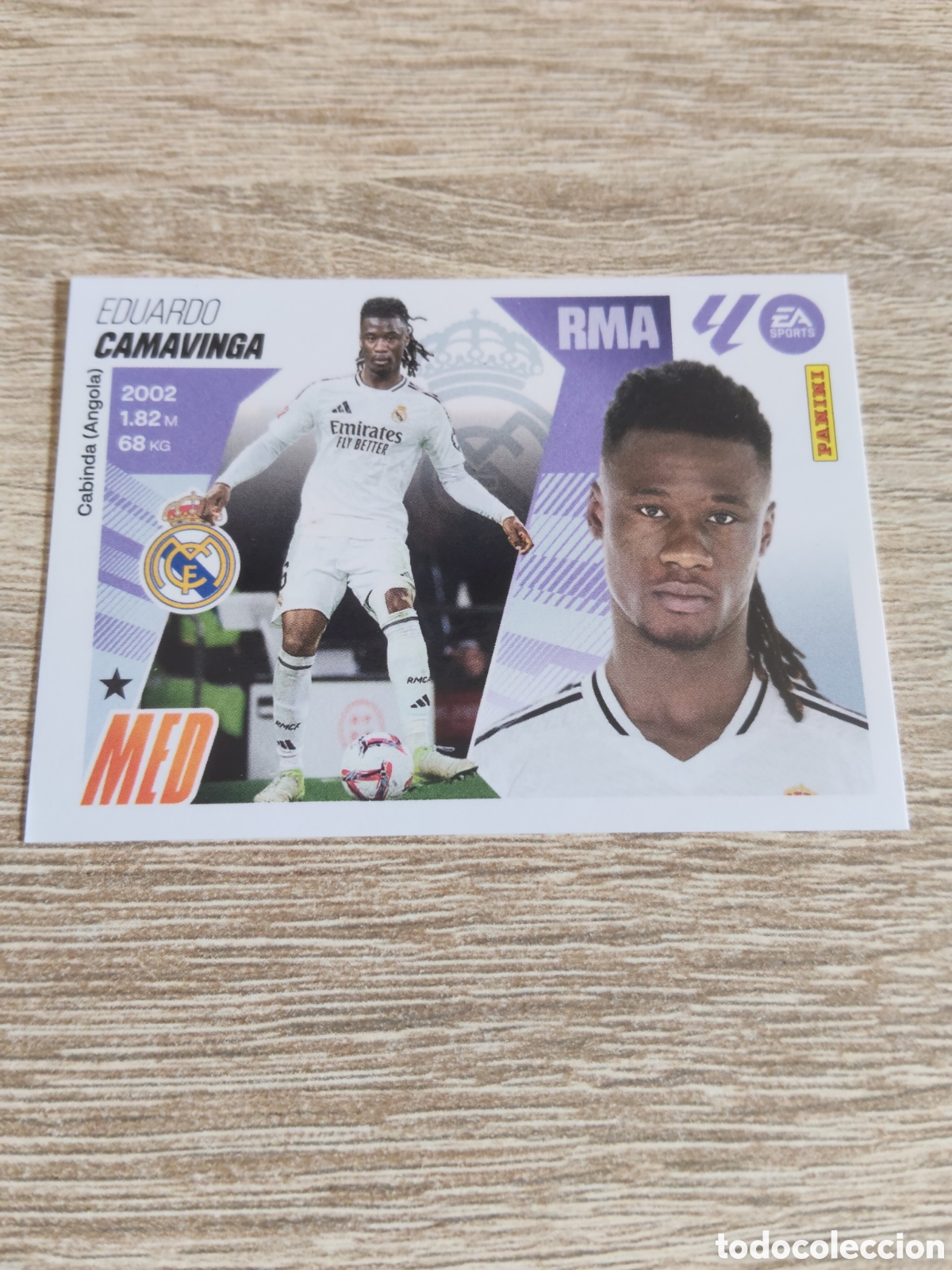 Football Stickers: Camavinga Real Madrid liga 2025 2026 25 26 ediciones este