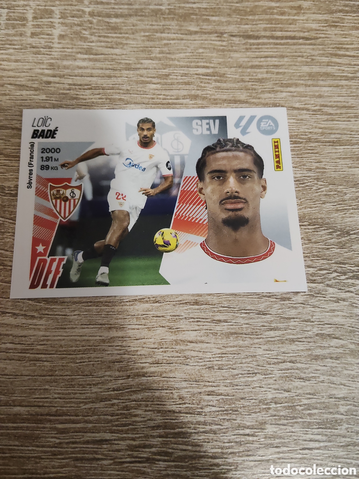 Football Stickers: Bade Sevilla liga 2025 2026 25 26 ediciones este