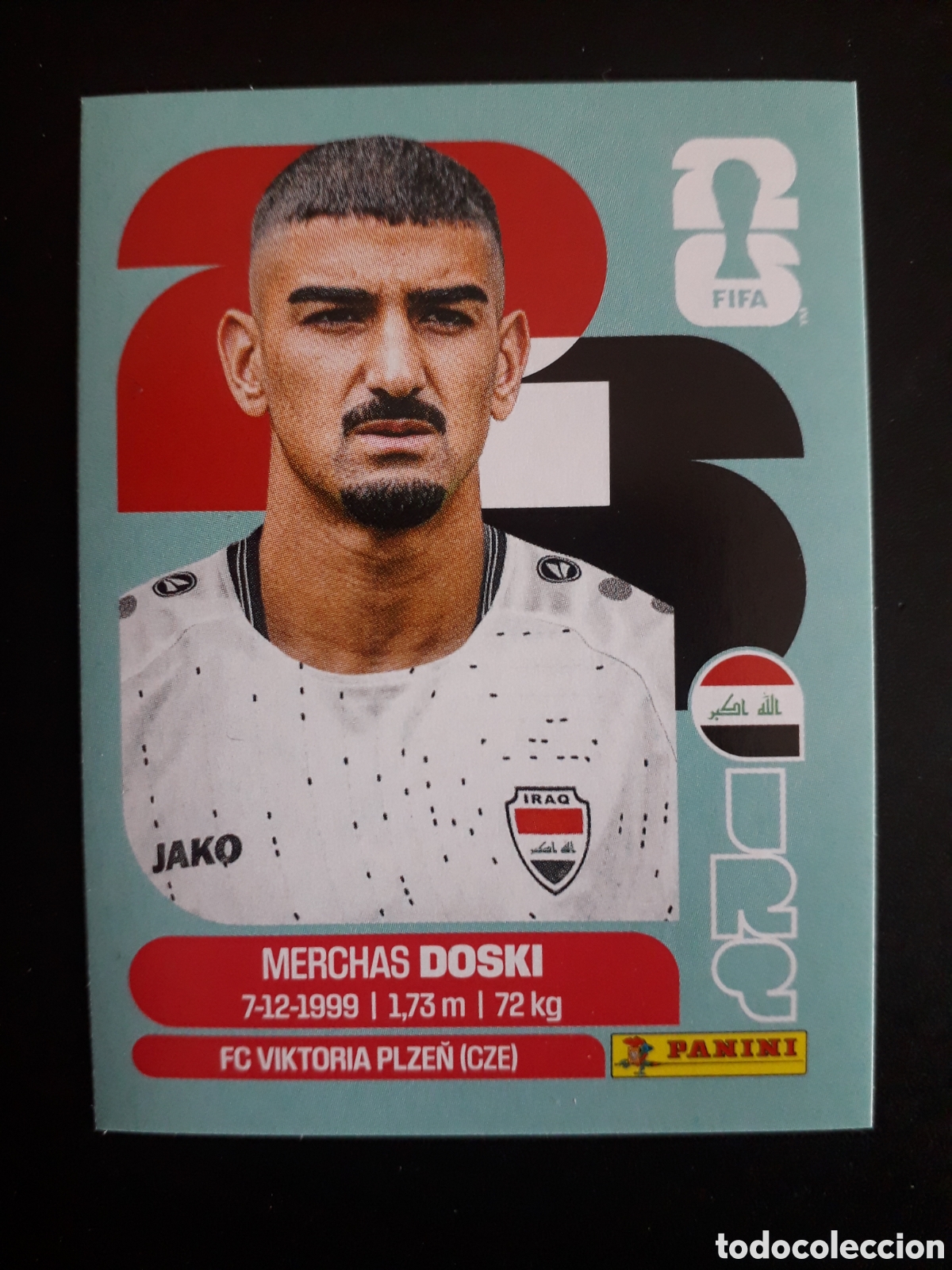 Cromos de Futebol: DOSKI IRAQ IRQ 6 MUNDIAL F&Uacute;TBOL 2026 FIFA WORLD CUP PANINI SIN PEGAR PEDIDO M&Iacute;NIMO 3&euro;.