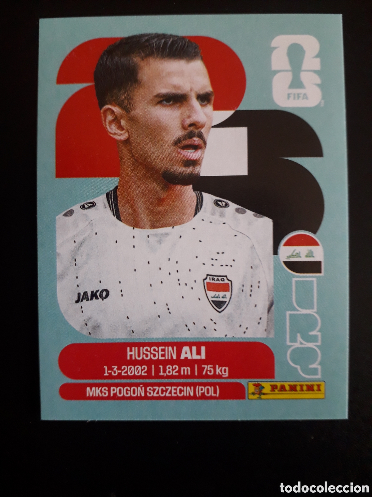 Football Stickers: HUSSEIN ALI IRAQ IRQ 4 MUNDIAL F&Uacute;TBOL 2026 FIFA WORLD CUP PANINI SIN PEGAR PEDIDO M&Iacute;NIMO 3&euro;