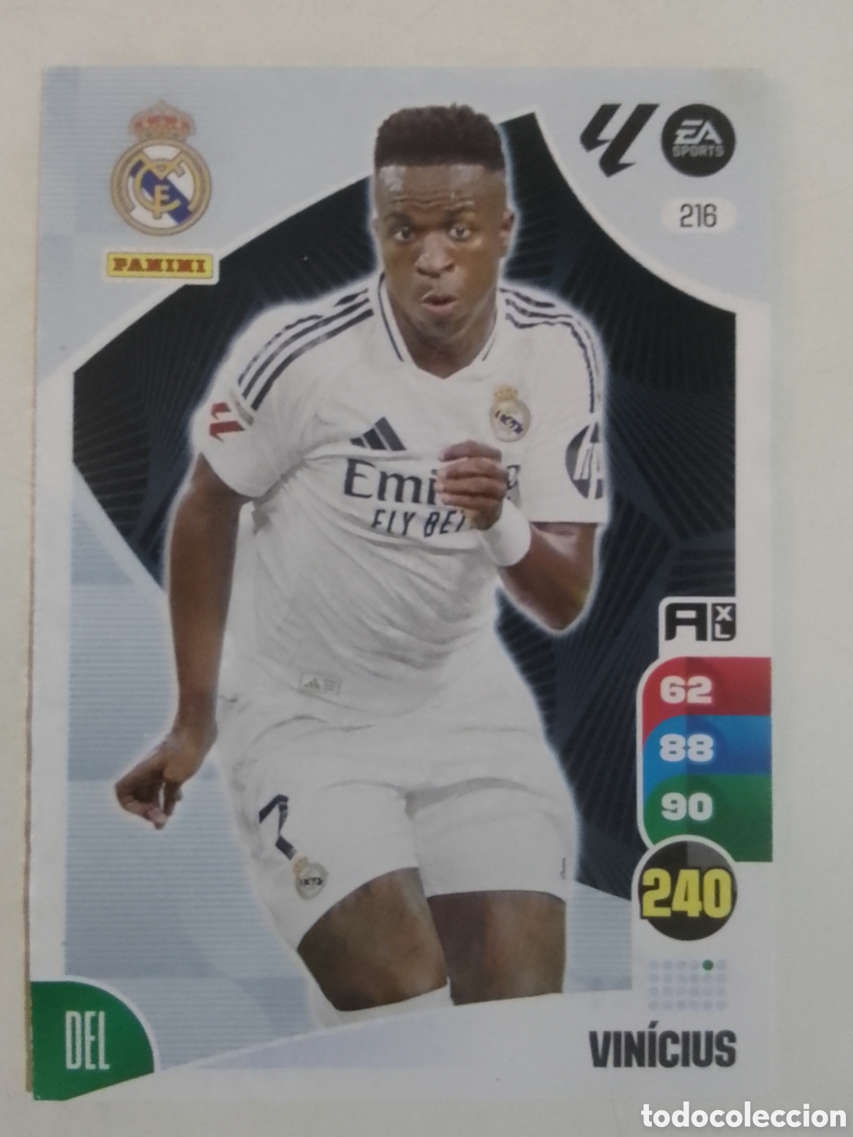 Football Stickers: Adrenalyn XL 2024-25 n&deg; 216 Vin&iacute;cius &bull; Real Madrid.