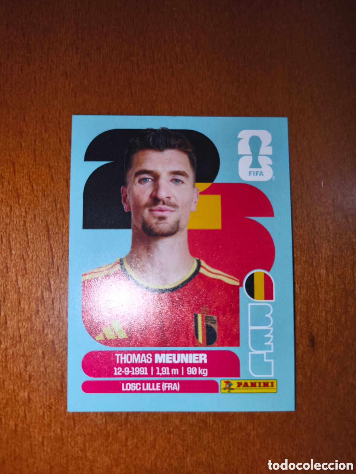 Football Stickers: BEL8 Thomas Meunier Fifa World Cup 2026 B&eacute;lgica