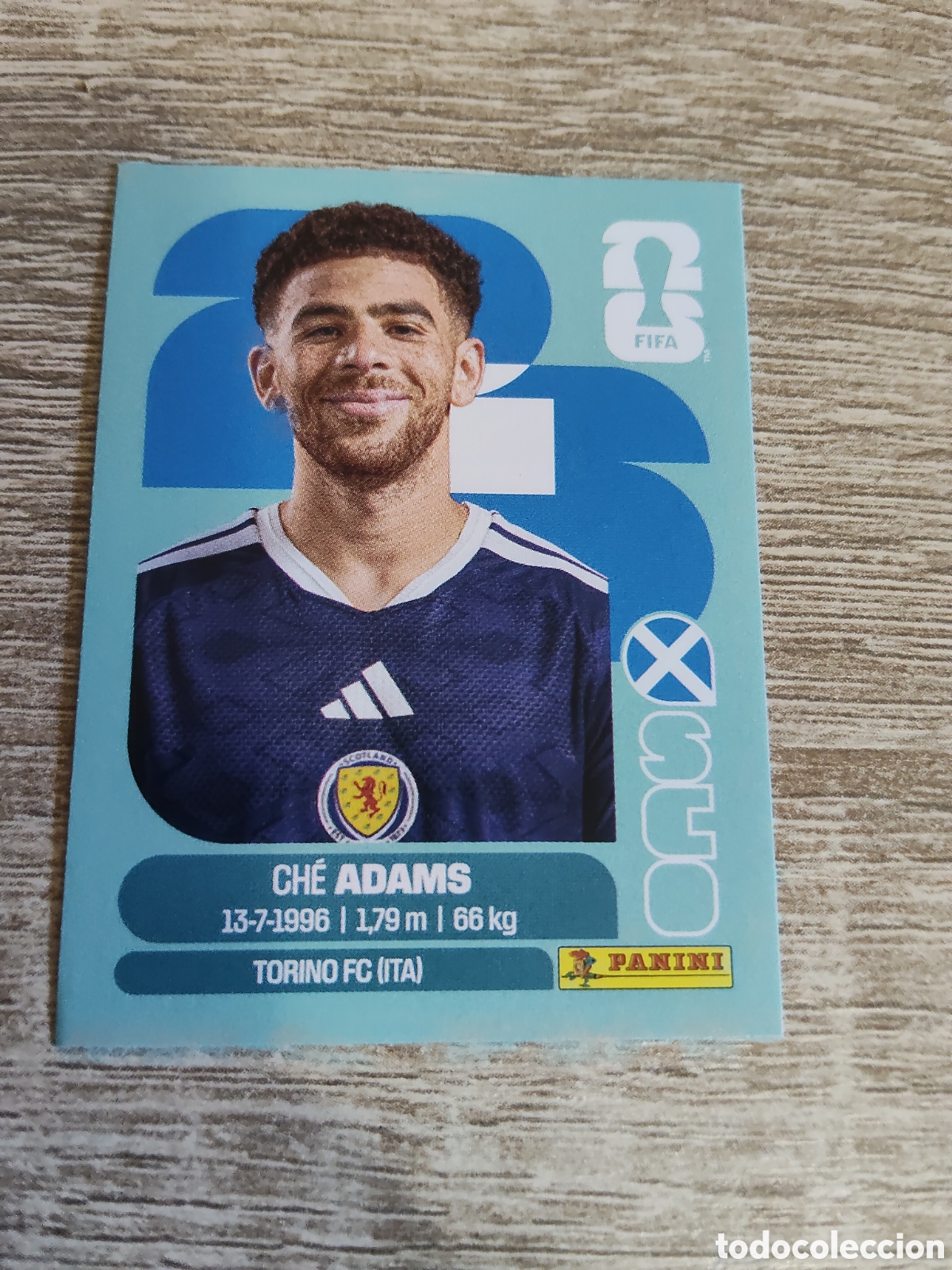 Football Stickers: Panini mundial 2026 SCO 19 Ch&eacute; Adams Escocia