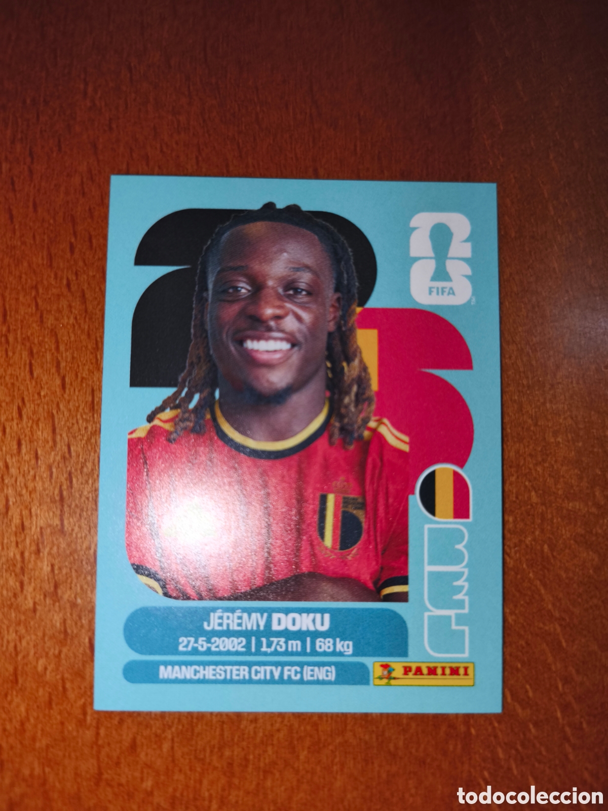 Cromos de F&uacute;tbol: BEL16 Jeremy Doku Fifa World Cup 2026 B&eacute;lgica
