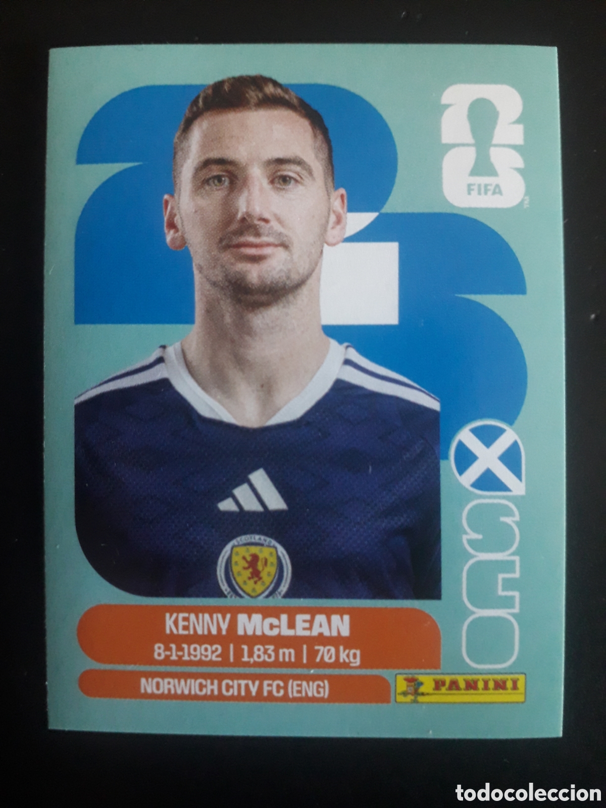 Cromos de F&uacute;tbol: McLEAN ESCOCIA SCO 16 MUNDIAL F&Uacute;TBOL 2026 FIFA WORLD CUP PANINI SIN PEGAR PEDIDO M&Iacute;NIMO 3&euro;