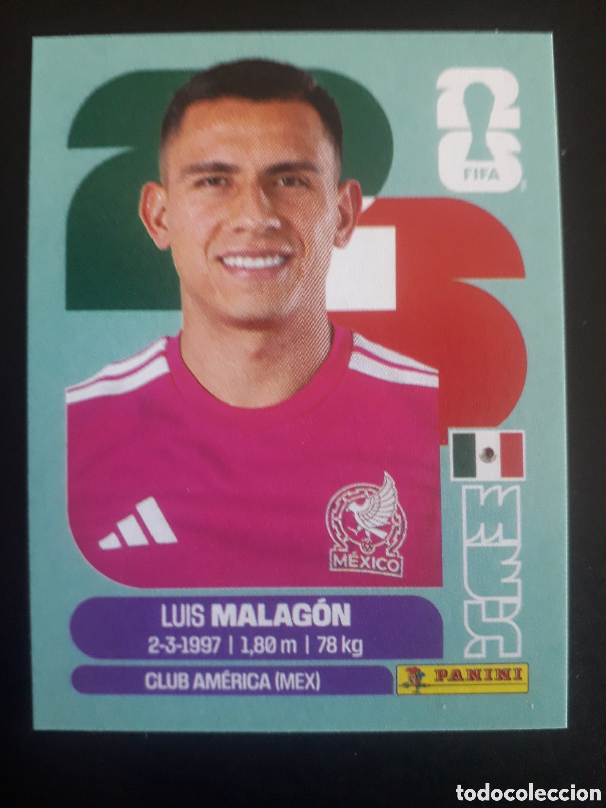 Fu&szlig;ball-Sticker: MALAG&Oacute;N M&Eacute;XICO MEX 2 MUNDIAL F&Uacute;TBOL 2026 FIFA WORLD CUP PANINI SIN PEGAR PEDIDO M&Iacute;NIMO 3&euro;