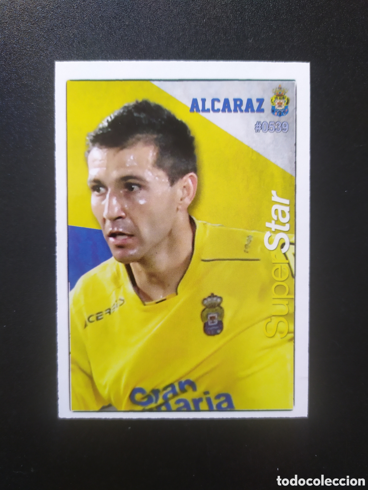 Cromos de F&uacute;tbol: Mundicromo fichas Liga 2015 2016 15 16 Alcaraz superstar n&deg; 539 Las Palmas
