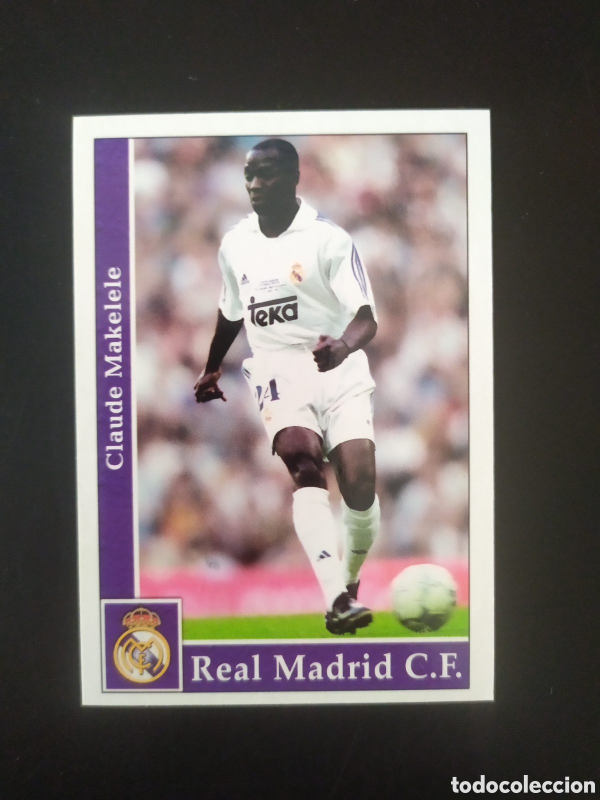 Cromos de F&uacute;tbol: Mundicromo fichas Liga 2001 2002 01 02 Makelele n&ordm; 11 Real Madrid