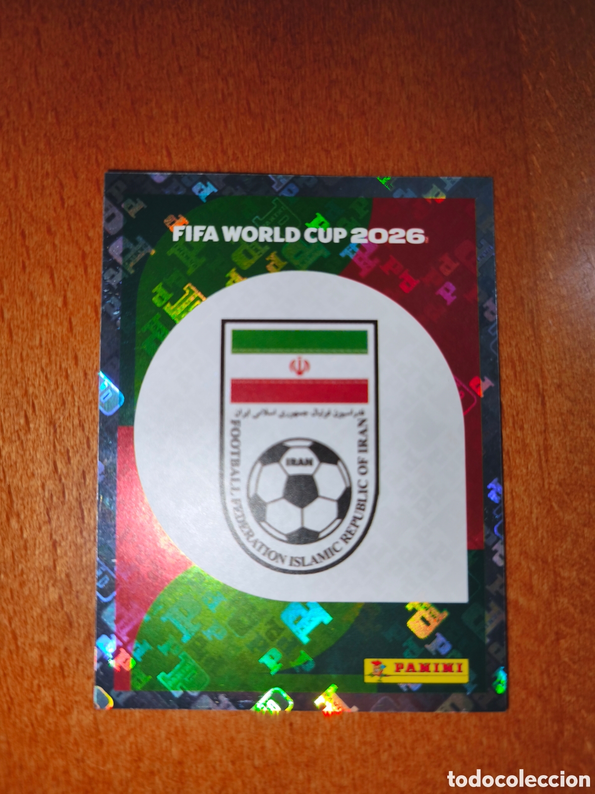 Cromos de F&uacute;tbol: IRN1 Escudo Fifa World Cup 2026 Ir&aacute;n