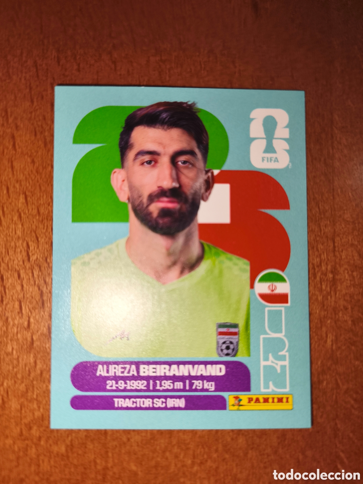 Cromos de F&uacute;tbol: IRN2 Alireza Beiranvand Fifa World Cup 2026 Ir&aacute;n