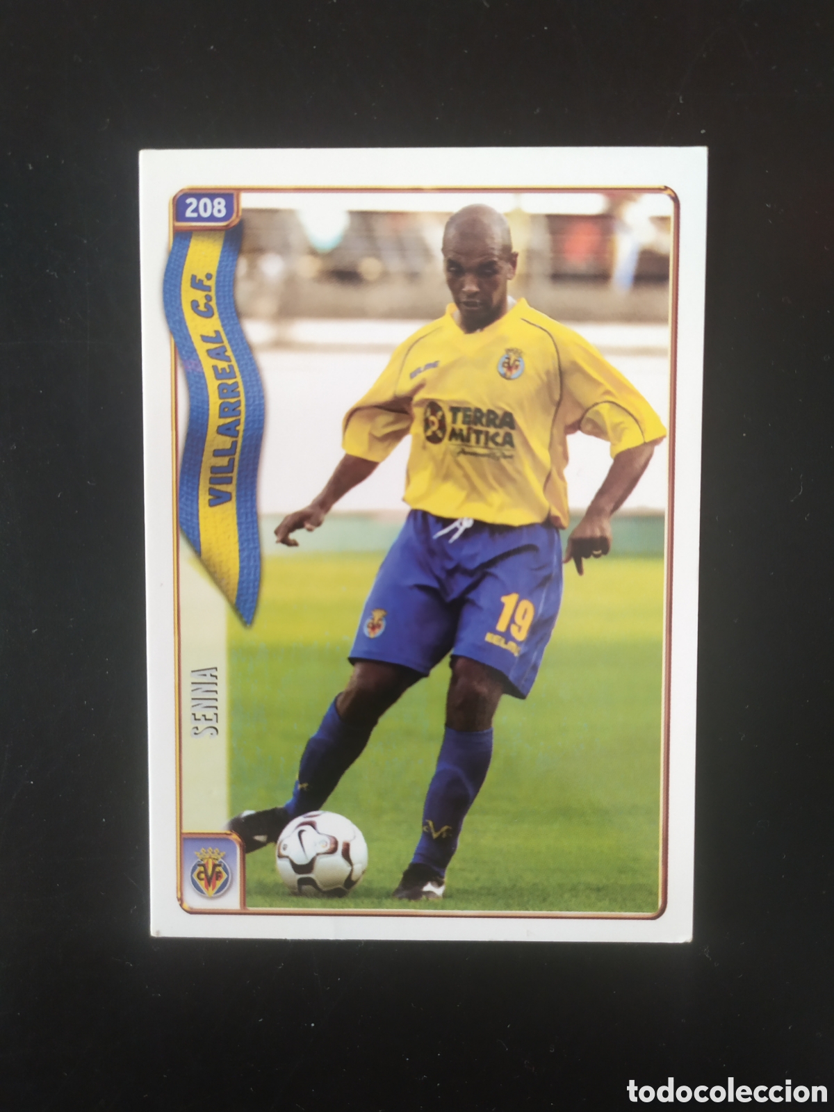 Cromos de F&uacute;tbol: Mundicromo fichas Liga 2004 2005 04 05 Senna n&deg; 208 Villarreal