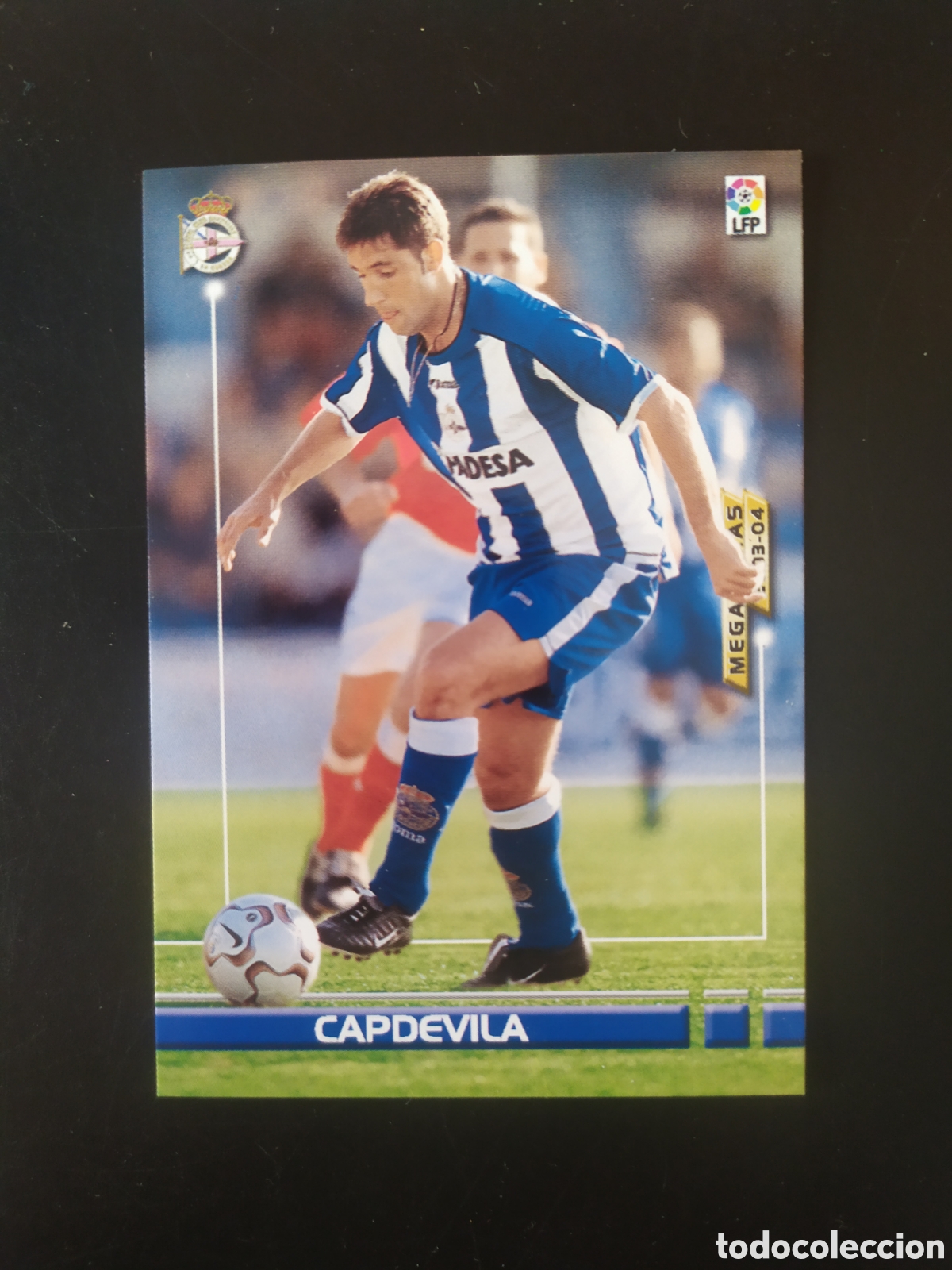 Cromos de F&uacute;tbol: Megafichas 2003 2004 03 04 panini Capdevila n&ordm; 115 Deportivo Coru&ntilde;a megacracks
