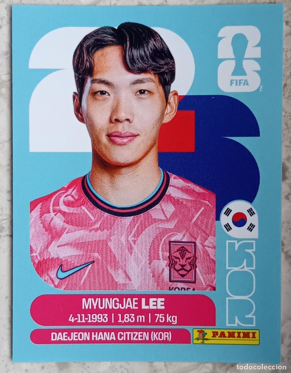 Figurine di Calcio: Figurina Panini 2026 Cromo World Cup Usa Mundial 2026 Myungjae Lee Korea Republic n KOR 9