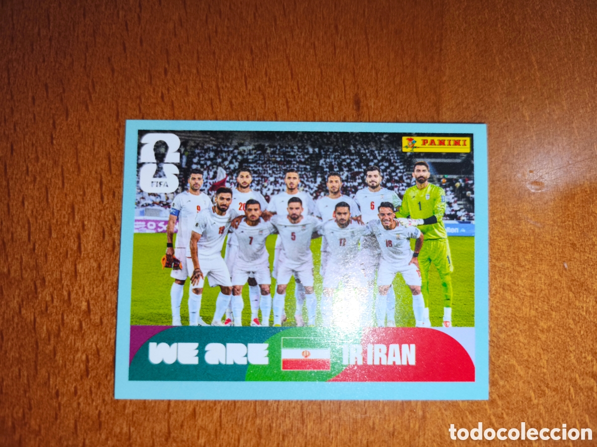 Cromos de F&uacute;tbol: IRN13 Equipo Fifa World Cup 2026 Ir&aacute;n