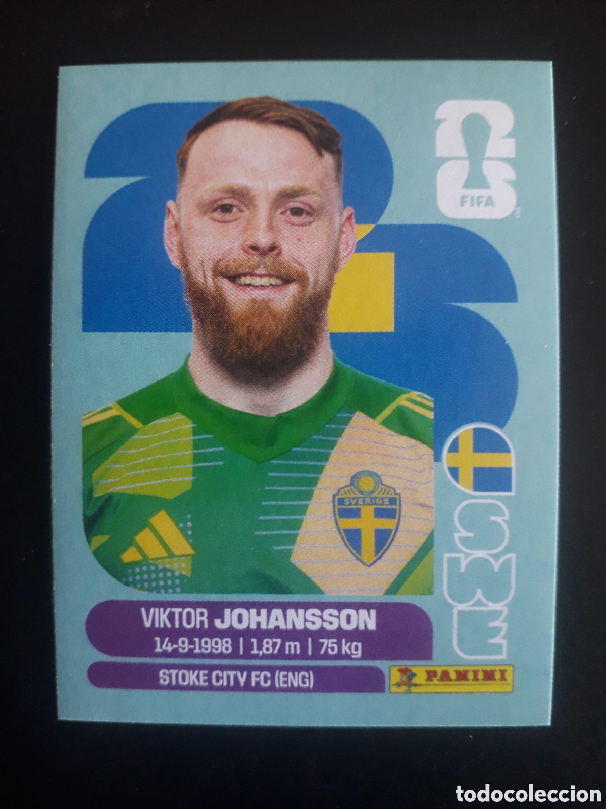 Cromos de F&uacute;tbol: JOHANSSON SUECIA SWE 2 MUNDIAL F&Uacute;TBOL 2026 FIFA WORLD CUP PANINI SIN PEGAR PEDIDO M&Iacute;NIMO 3&euro;