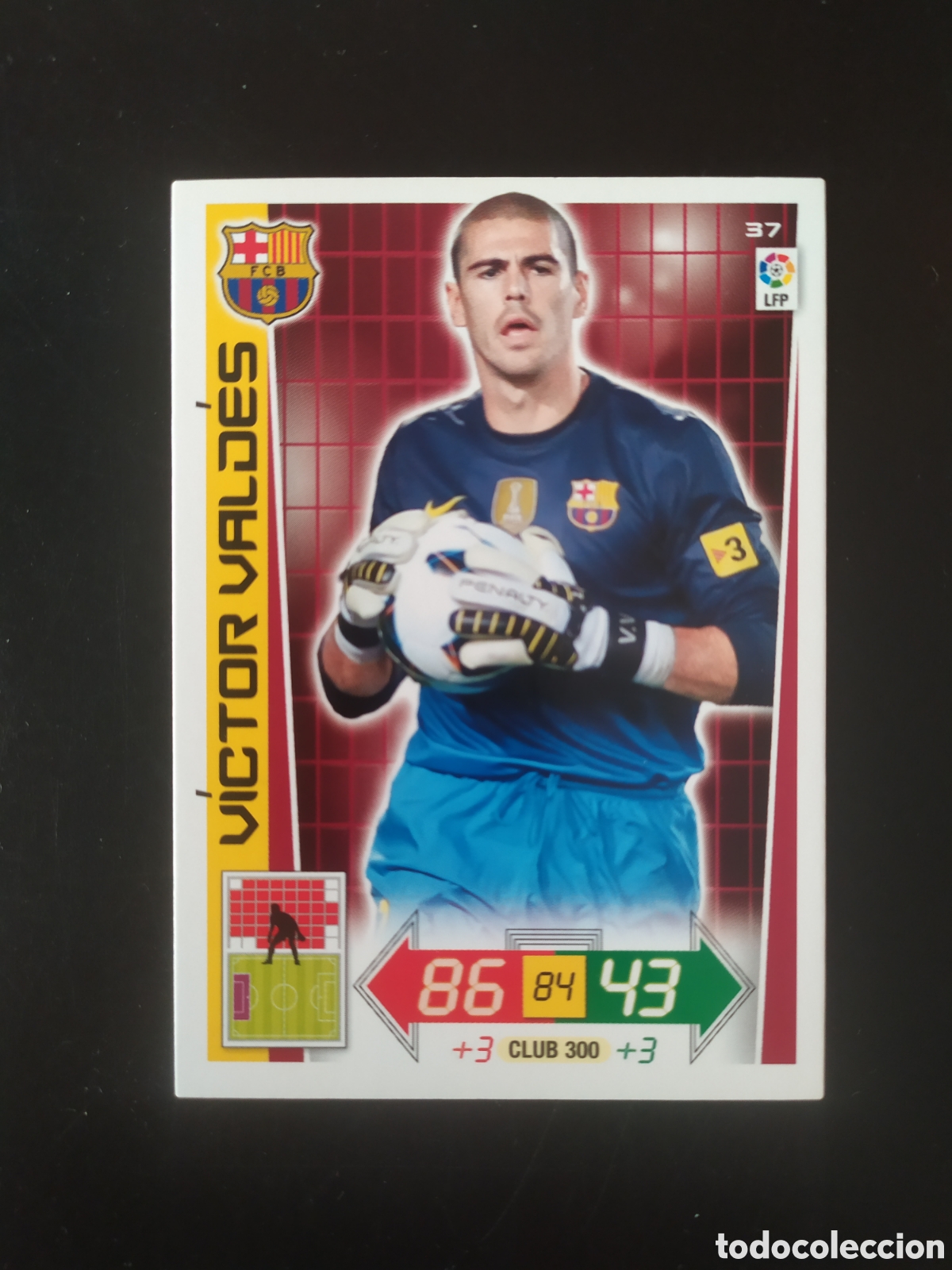 Cromos de F&uacute;tbol: Adrenalyn 2012 2013 12 13 panini Victor Vald&eacute;s n&deg; 37 Barcelona