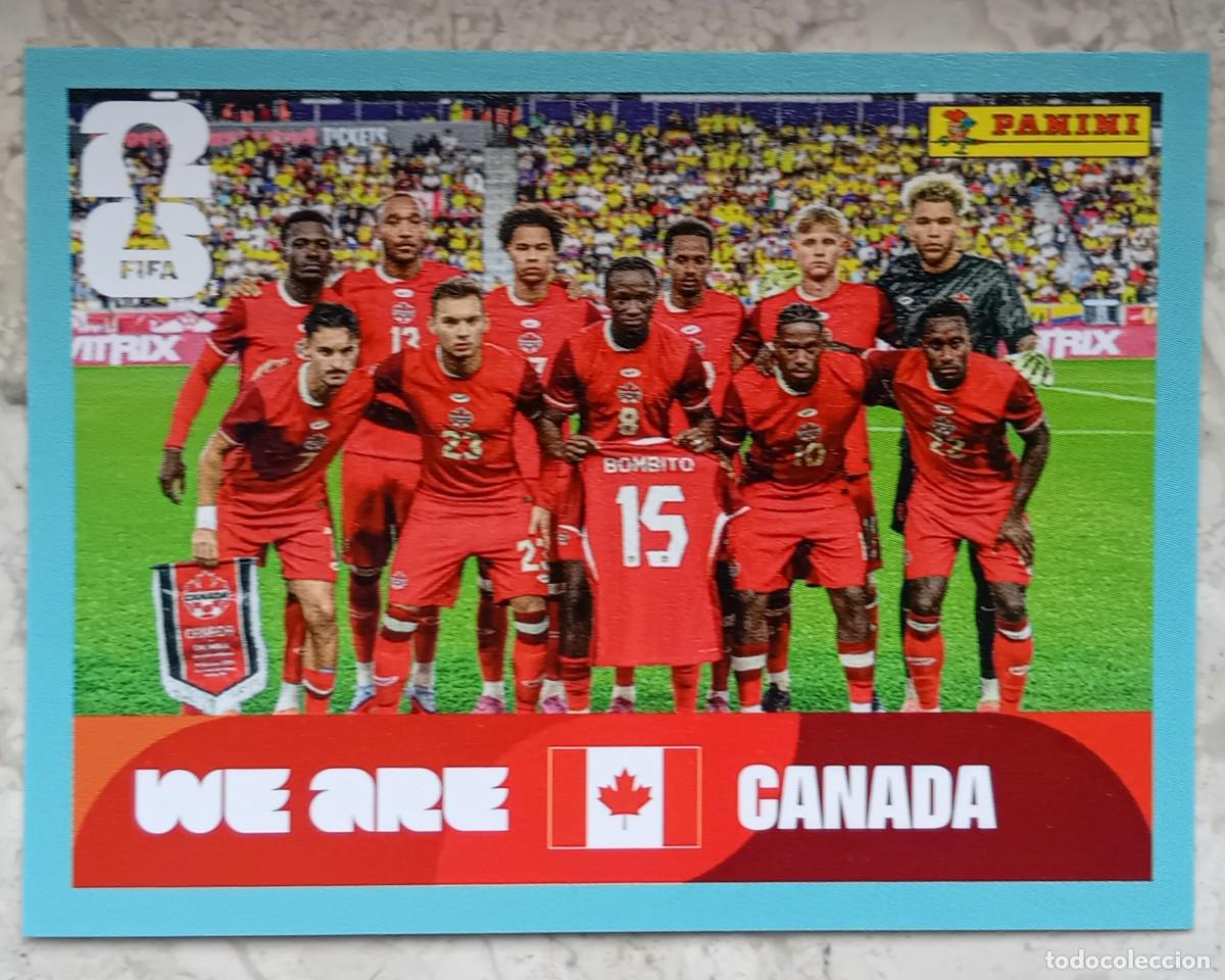 Cromos de F&uacute;tbol: Figurina Panini 2026 Cromo World Cup Usa Mundial 2026 squadra alineaci&oacute;n team Canada n CAN 13