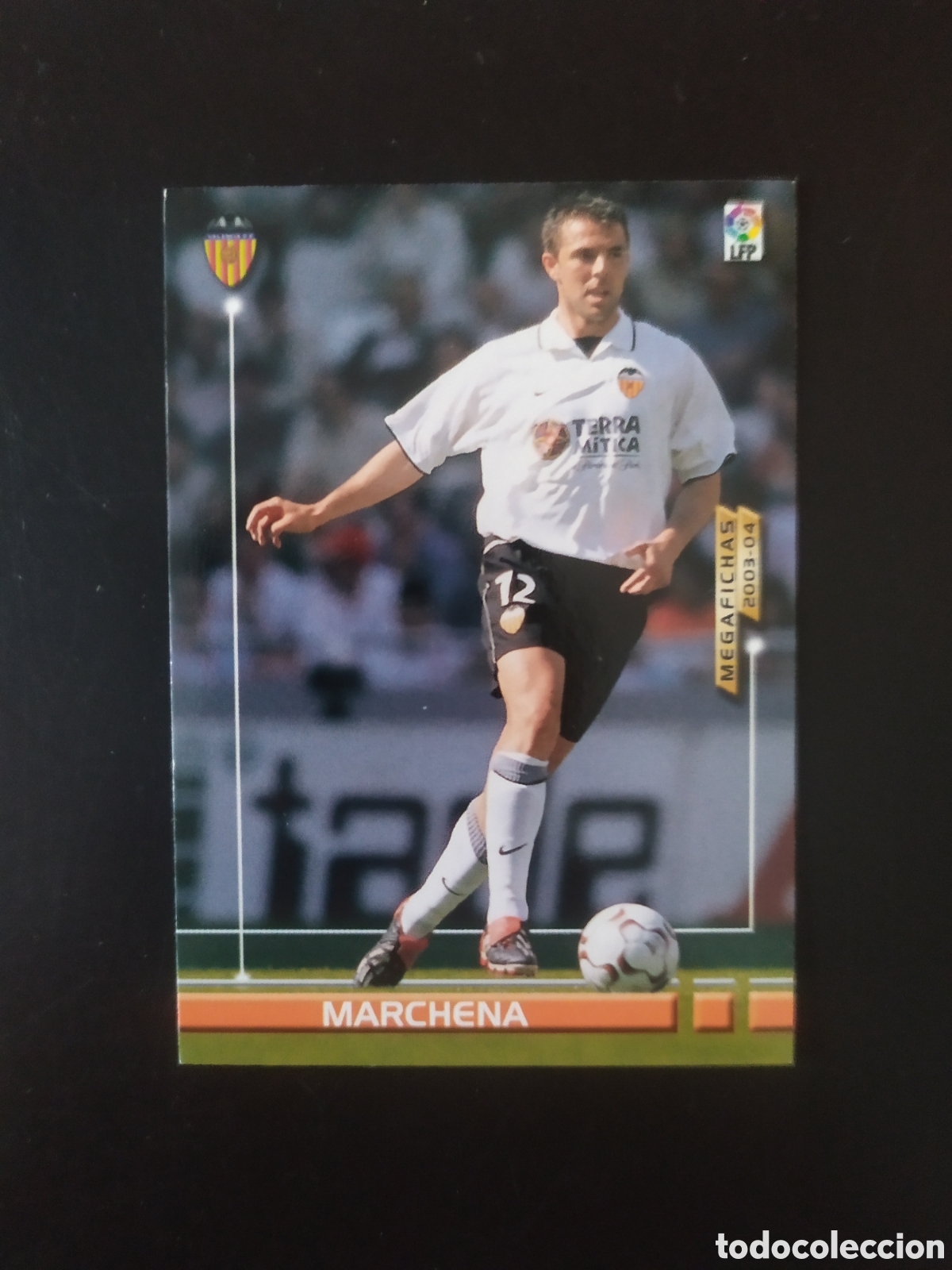 Cromos de F&uacute;tbol: Megafichas 2003 2004 03 04 panini Marchena n&ordm; 294 Valencia megacracks