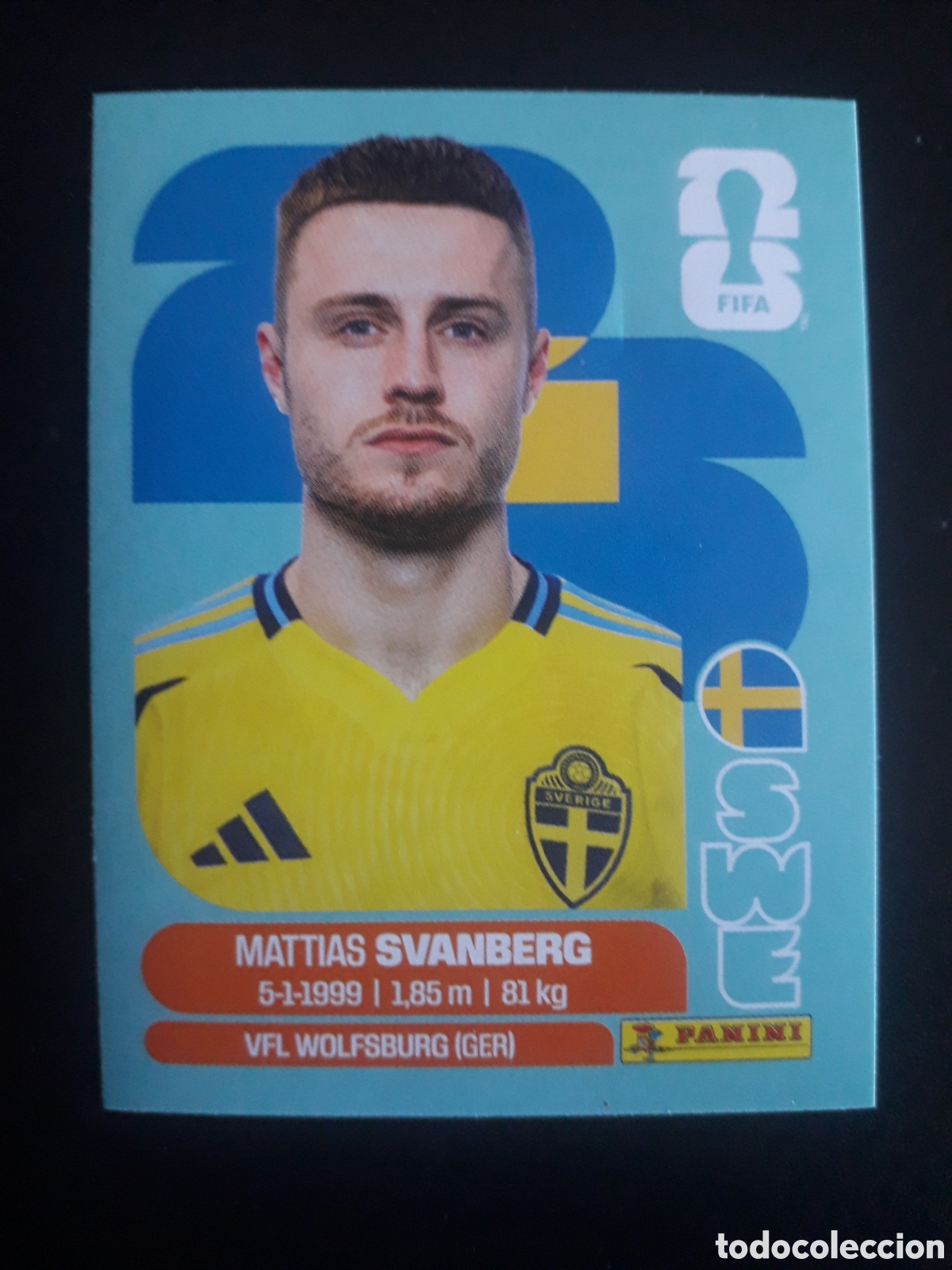 Football Stickers: SVANBERG SUECIA SWE 12 MUNDIAL F&Uacute;TBOL 2026 FIFA WORLD CUP PANINI SIN PEGAR PEDIDO M&Iacute;NIMO 3&euro;