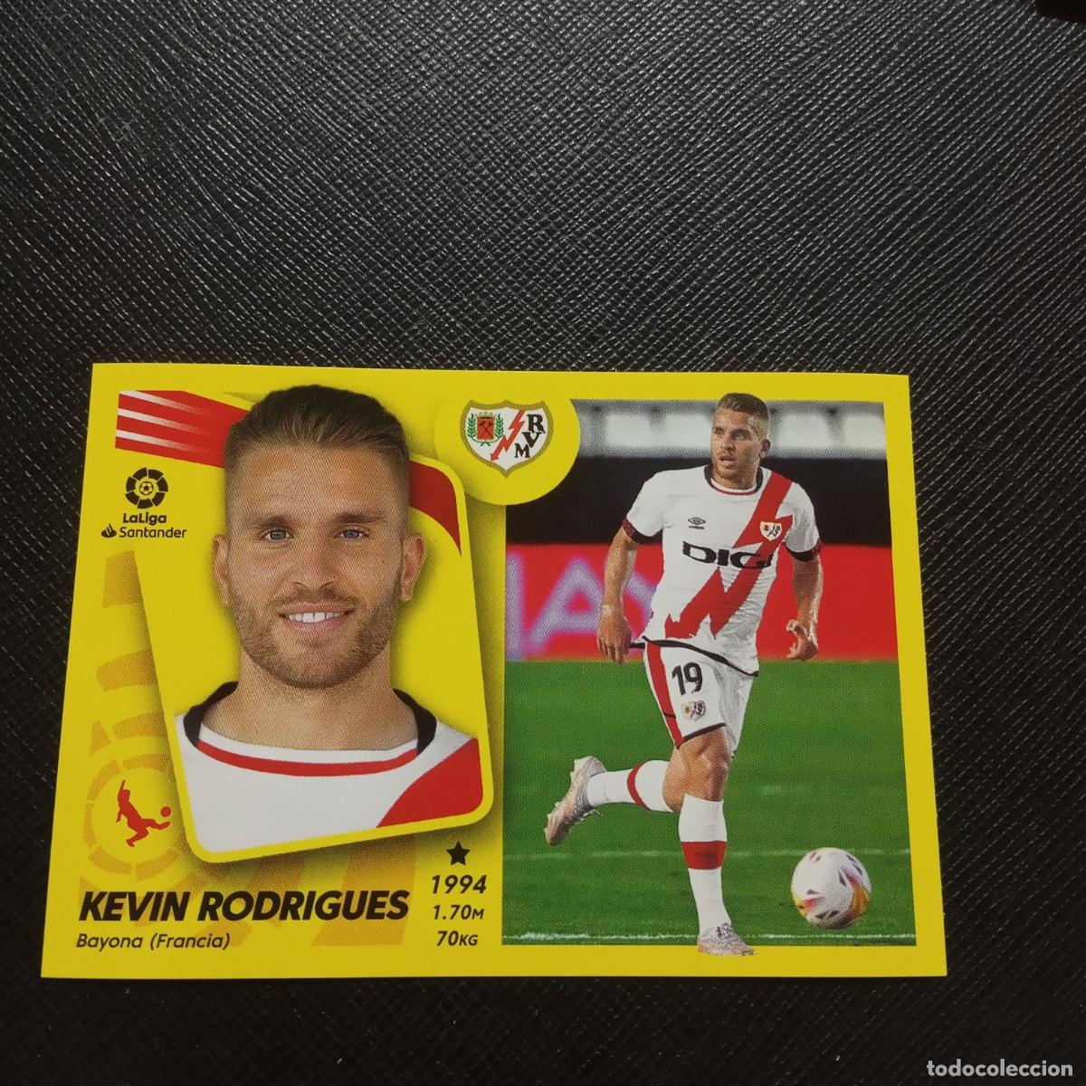 Football Stickers: KEVIN RODRIGUES RAYO VALLECANO ESTE 2021 2022 CROMO FUTBOL 21 22 - SIN PEGAR - A191 PG82 COLOCA