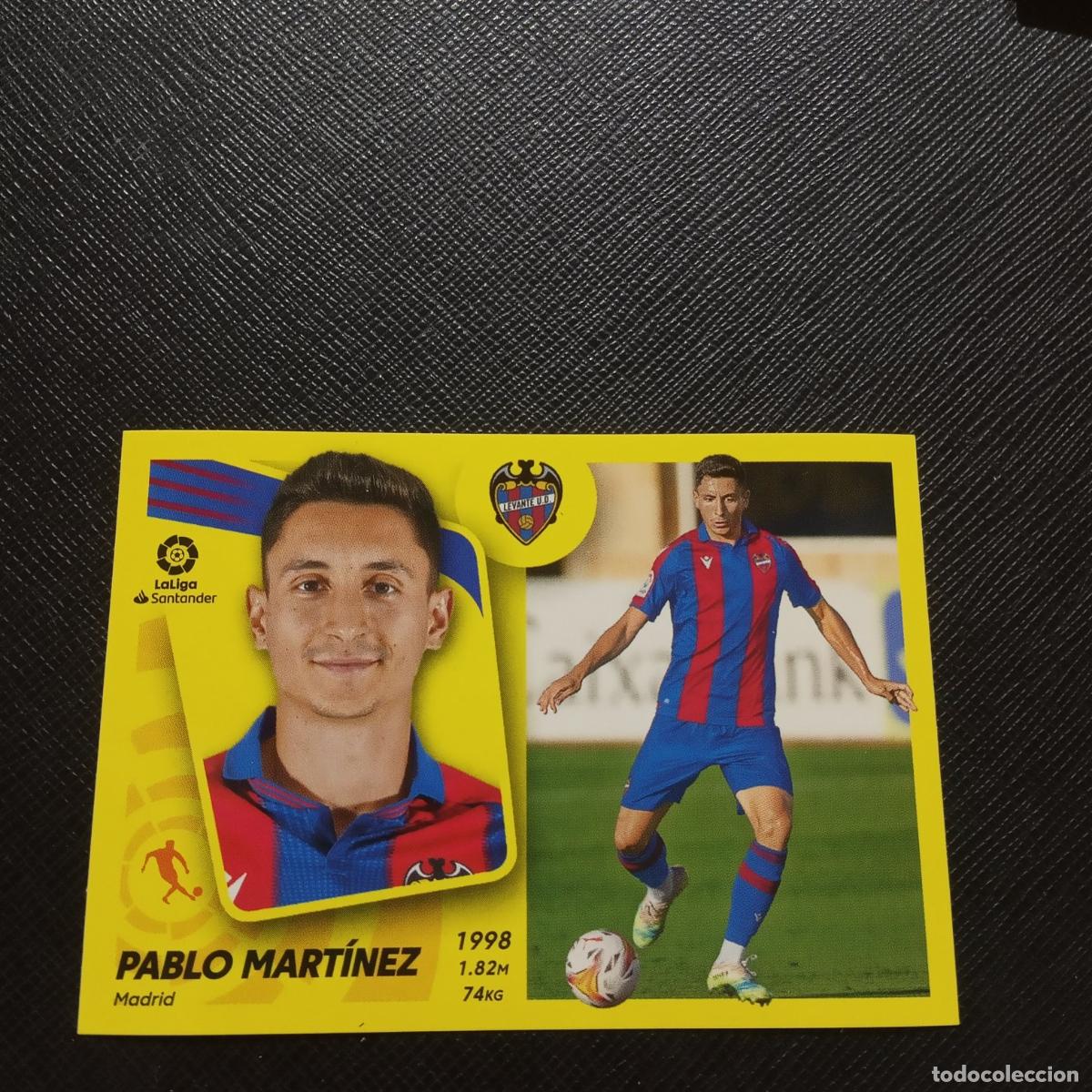 Football Stickers: PABLO MARTINEZ LEVANTE ESTE 2021 2022 CROMO FUTBOL 21 22 - SIN PEGAR - A191 PG91 COLOCA