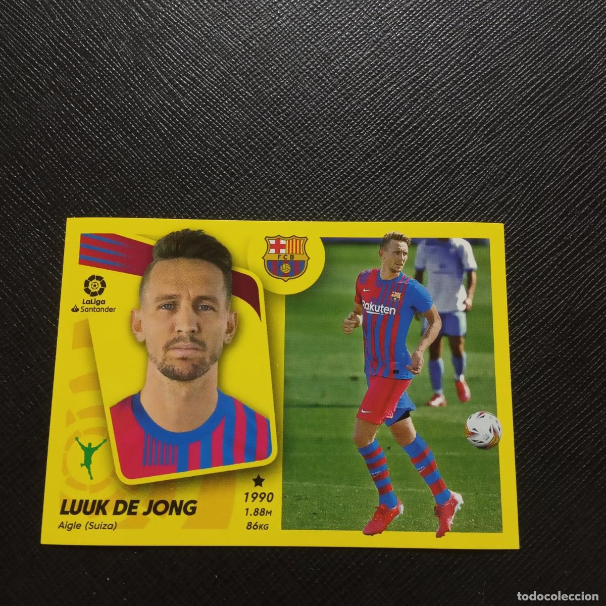 Cartes &agrave; collectionner de Football: LUUK DE JONG BARCELONA ESTE 2021 2022 CROMO FUTBOL 21 22 - SIN PEGAR - A191 PG73 FICHAJE 61
