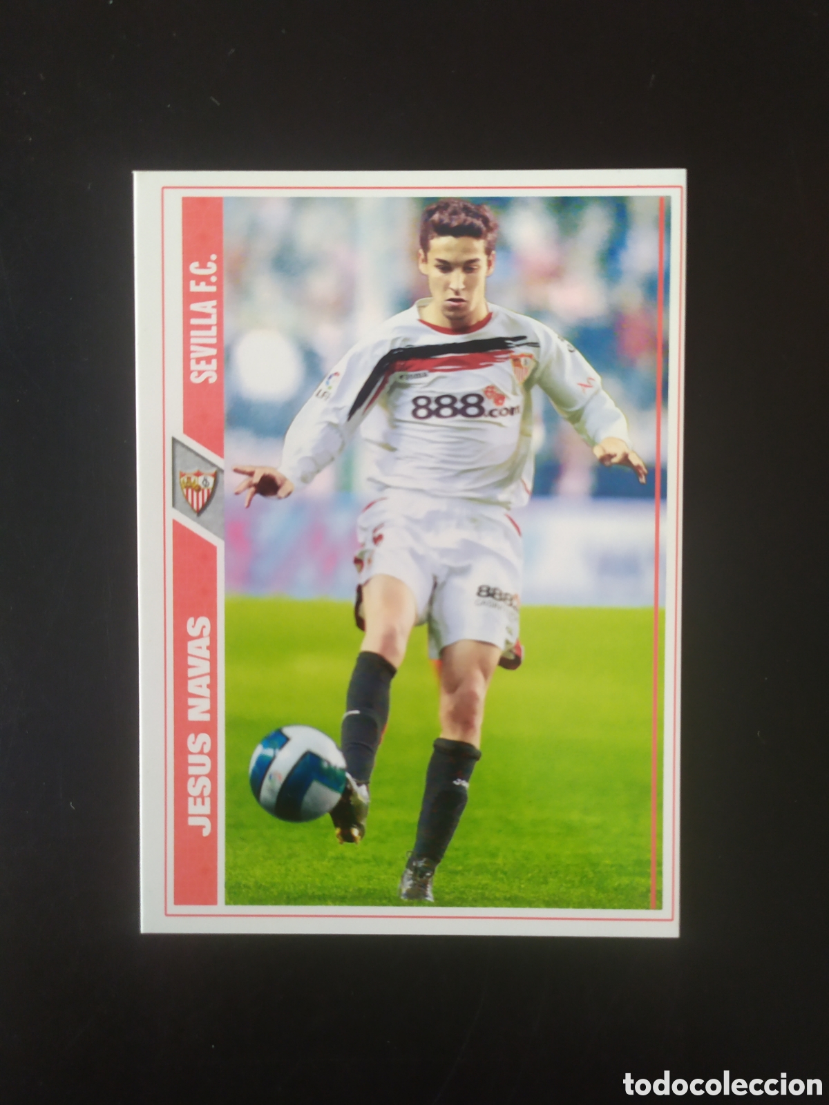 Cartes &agrave; collectionner de Football: Mundicromo fichas Liga 2007 2008 07 08 Jes&uacute;s Navas n&deg; 72 Sevilla