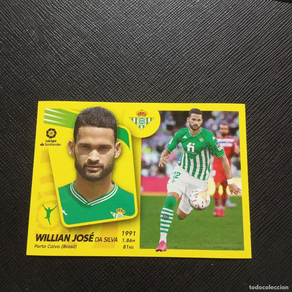 Cartes &agrave; collectionner de Football: WILLIAN JOSE REAL BETIS ESTE 2021 2022 CROMO FUTBOL 21 22 - SIN PEGAR - A191 PG73 FICHAJE 53