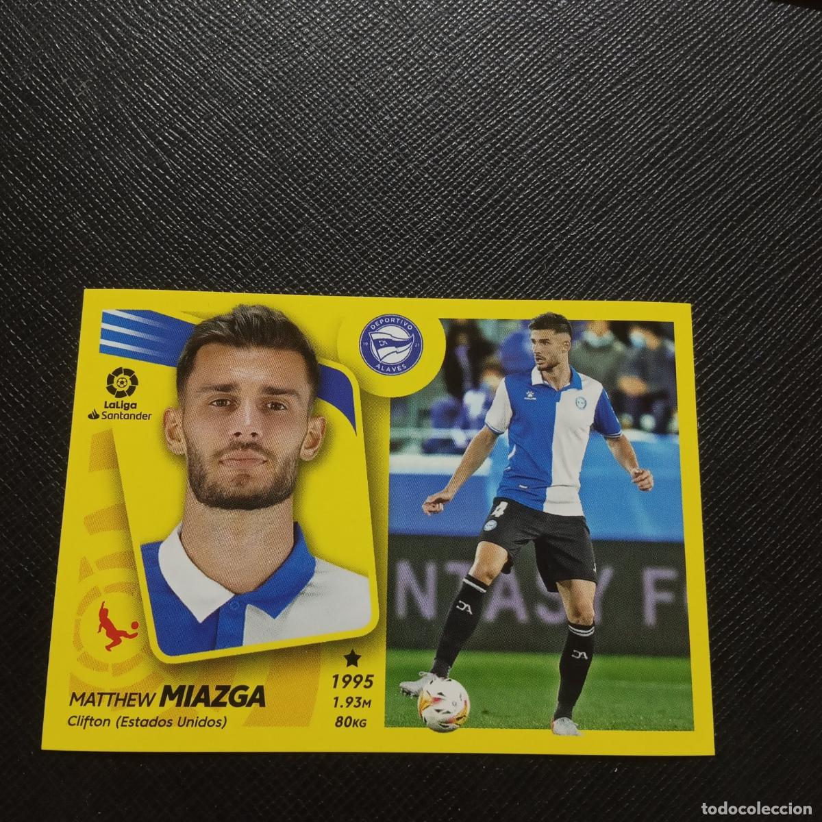 Football Stickers: MIAZGA ALAVES ESTE 2021 2022 CROMO FUTBOL 21 22 - SIN PEGAR - A191 PG82 FICHAJE 44