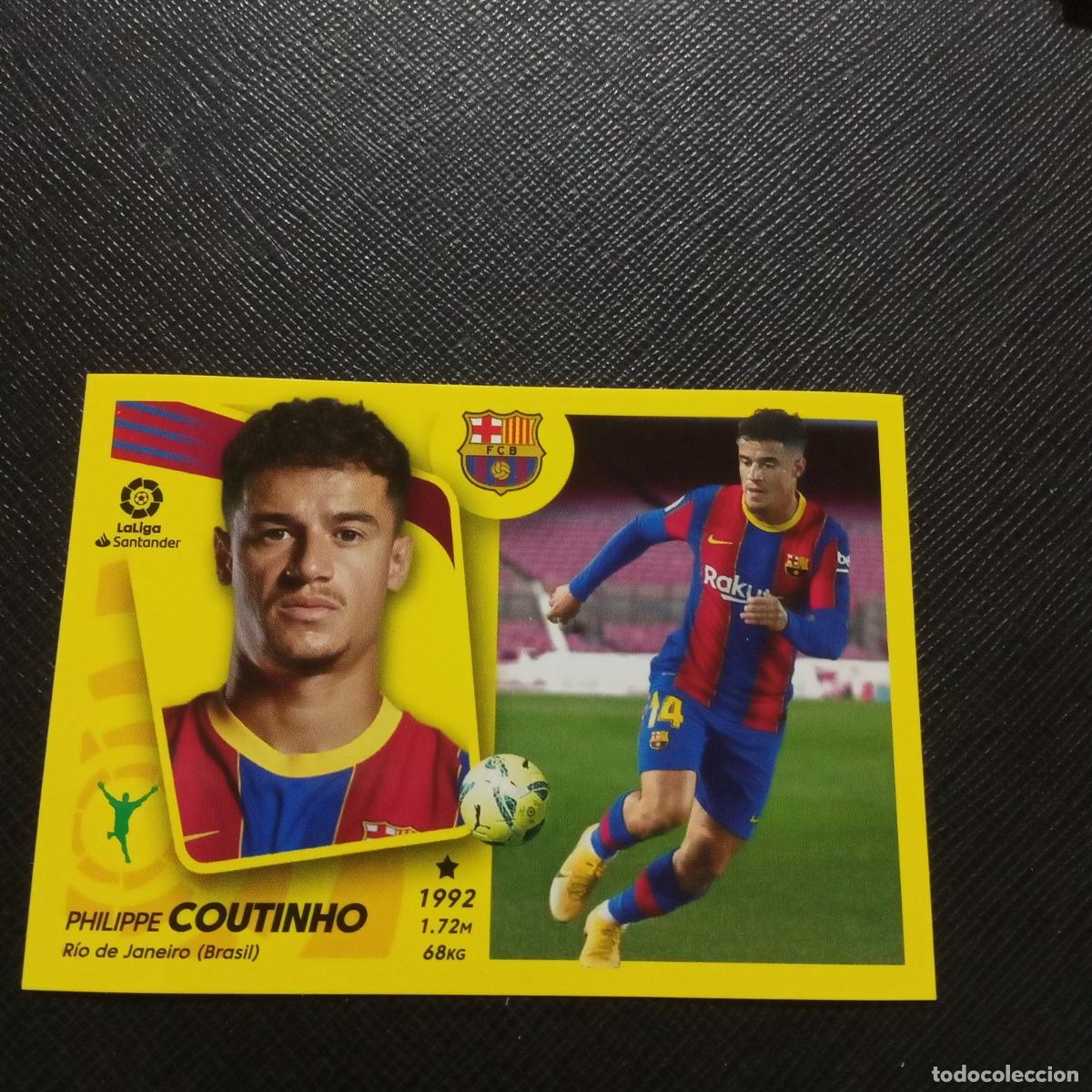 Cromos de F&uacute;tbol: COUTINHO BARCELONA ESTE 2021 2022 CROMO FUTBOL 21 22 - SIN PEGAR - A191 PG91 COLOCA