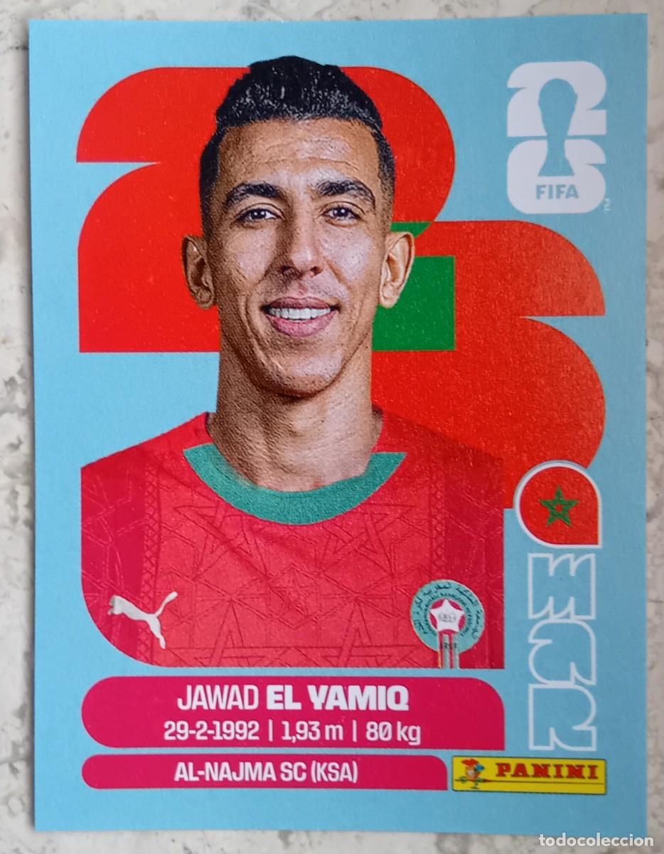Cromos de F&uacute;tbol: Figurina Panini 2026 Cromo World Cup Usa Mundial 2026 Yavad El Yamiq Morocco n MAR 8