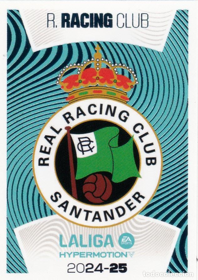 Cromos de Futebol: ESTE 2024-25 * ESCUDO * N&ordm; 19 REAL RACING CLUB (NUEVO DE SOBRE) (A-12)