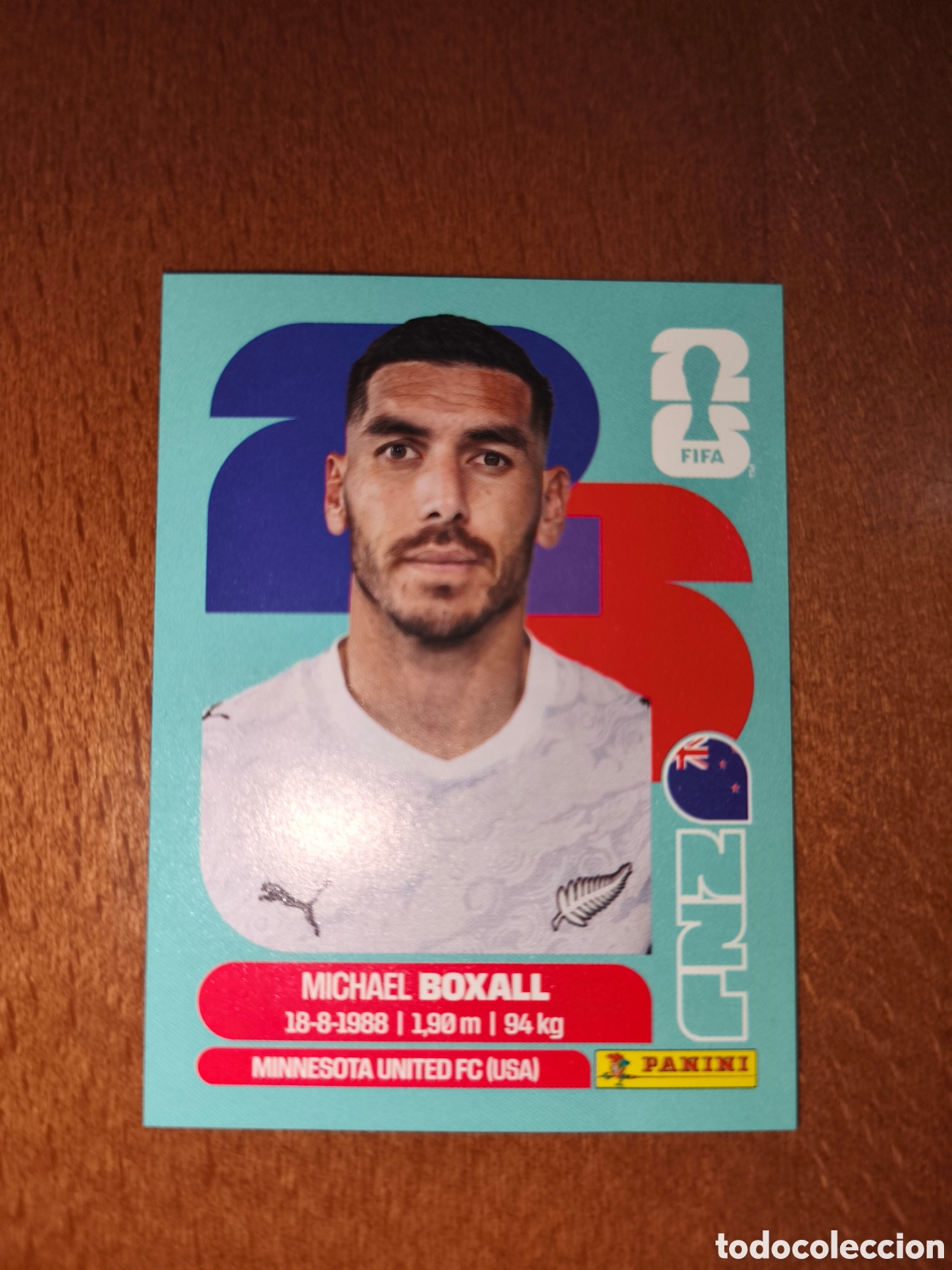 Cromos de Futebol: NZL4 Michael Boxall Fifa World Cup 2026 Nueva Zelanda