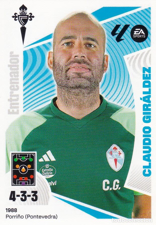 Football Stickers: ESTE 2024-25 * CLAUDIO GIR&Aacute;LDEZ * N&ordm; 2 DEL RC CELTA (NUEVO DE SOBRE) (A-12)