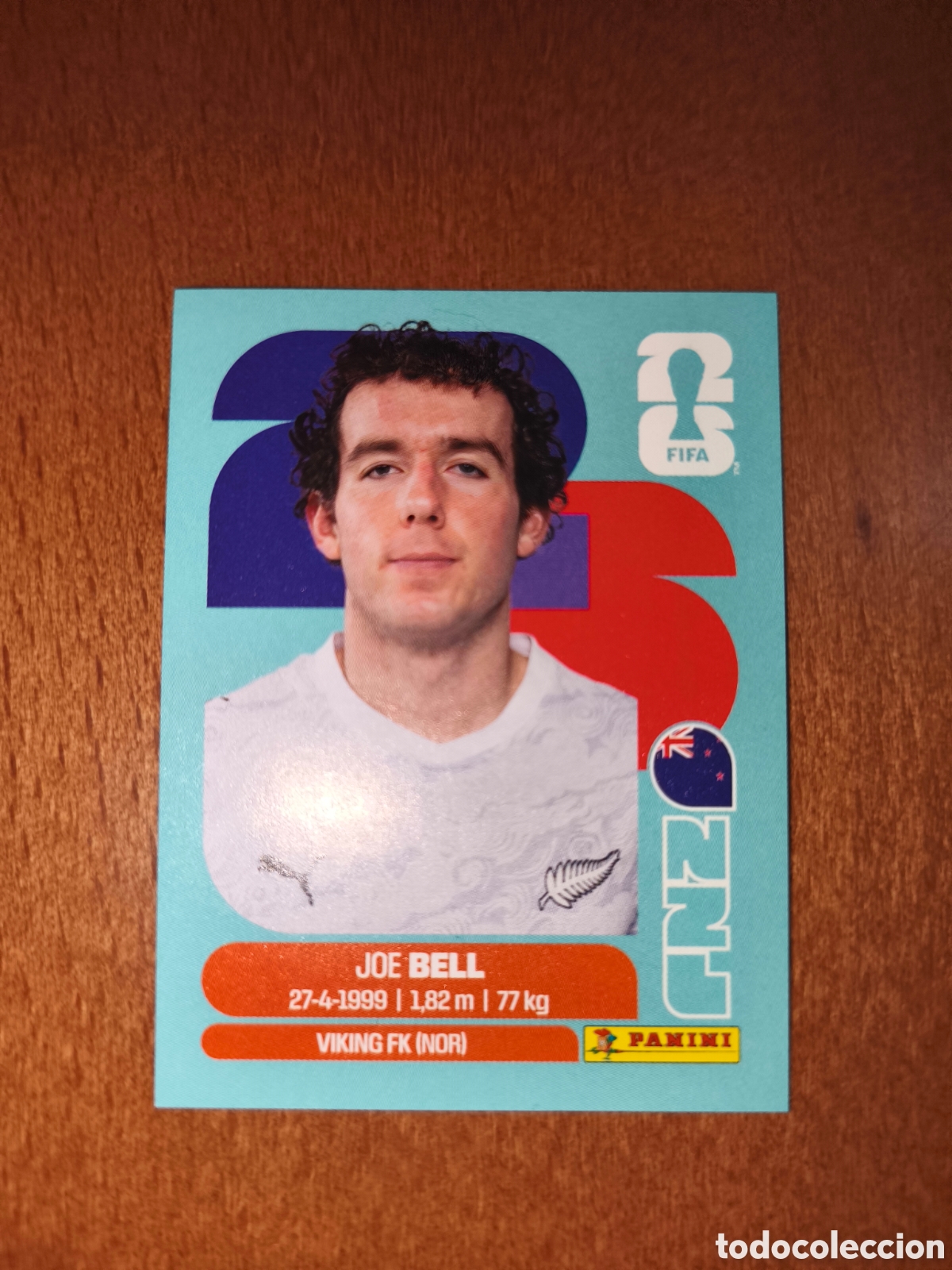 Football Stickers: NZL10 Joe Bell Fifa World Cup 2026 Nueva Zelanda