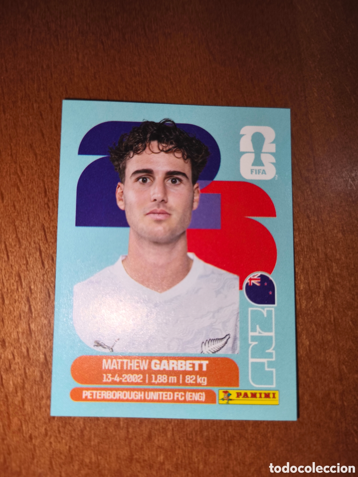Football Stickers: NZL14 Matthew Garbett Fifa World Cup 2026 Nueva Zelanda
