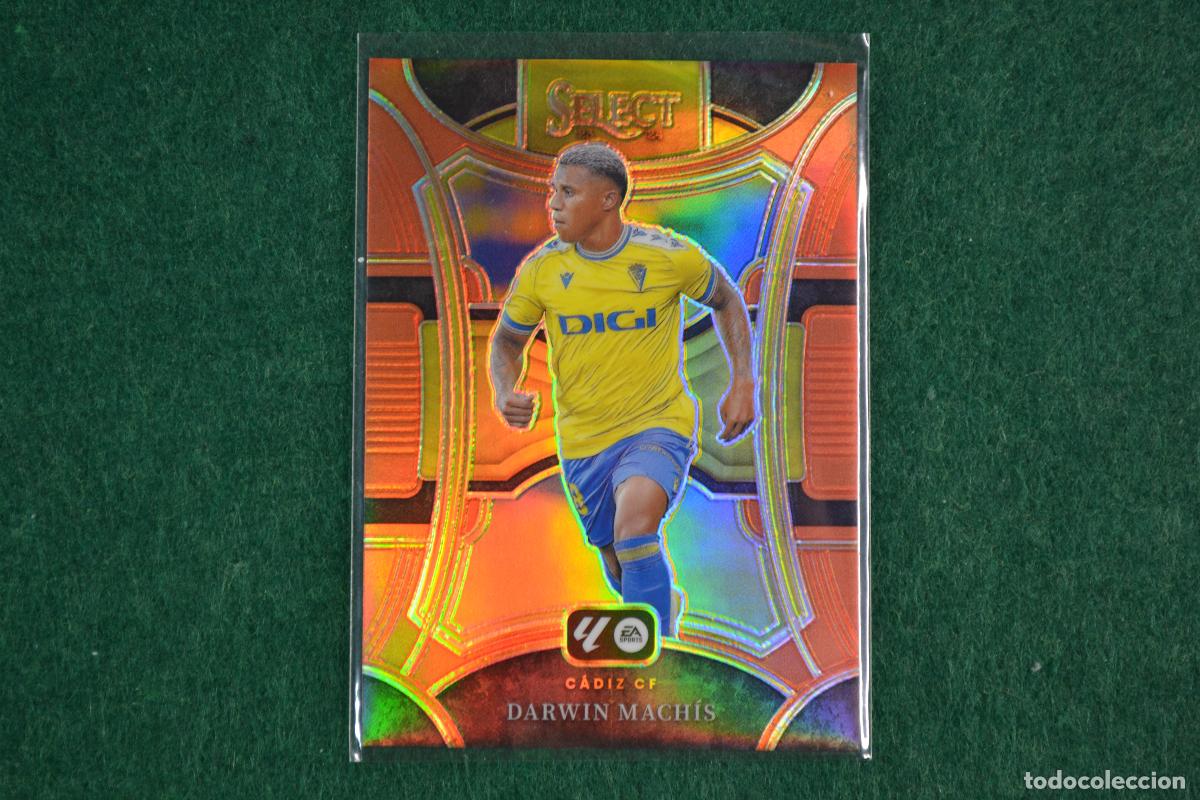 Figurine di Calcio: PANINI SELECT LA LIGA 2023-24 - 124 DARWIN MACHIS (CADIZ CF) PARALELA ORANGE NUMERADA 09/49