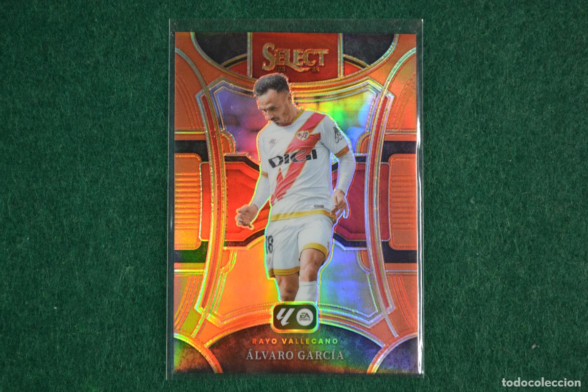 Figurine di Calcio: PANINI SELECT LA LIGA 2023-24 - 154 ALVARO GARCIA (RAYO VALLECANO) PARALELA ORANGE NUMERADA 45/49