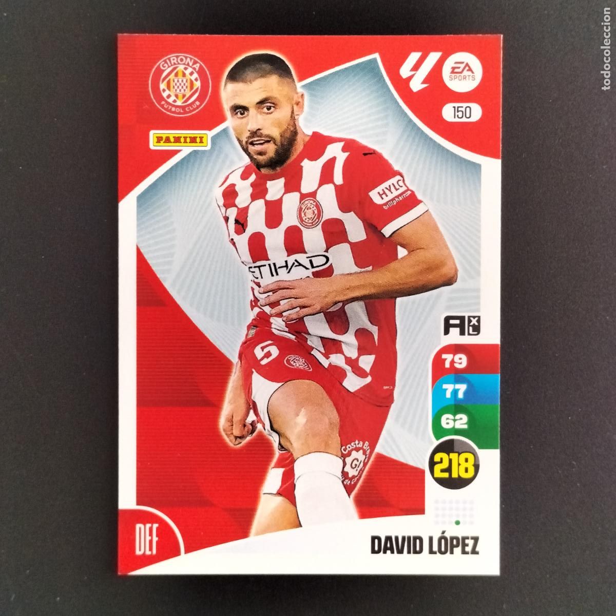 Football Stickers: 150 DAVID LOPEZ GIRONA CROMOS ADRENALYN XL LALIGA CARD 2024 2025 24 25 PANINI