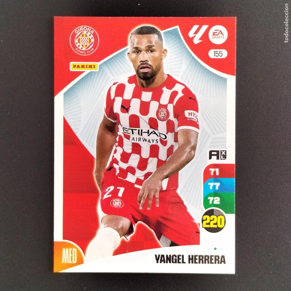 Figurine di Calcio: 155 YANGEL HERRERA GIRONA CROMOS ADRENALYN XL LALIGA CARD 2024 2025 24 25 PANINI