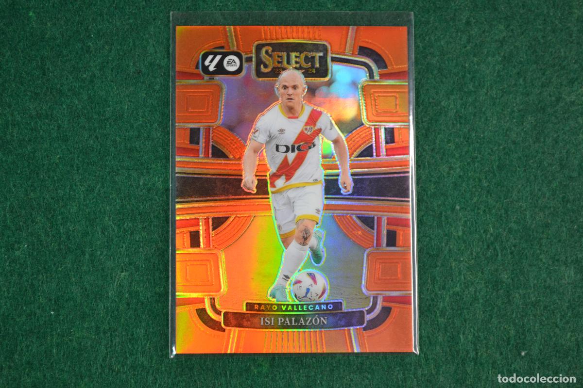Figurine di Calcio: PANINI SELECT LA LIGA 2023-24 - 46 ISI PALAZON (RAYO VALLECAN0) PARALELA ORANGE NUMERADA 44/49
