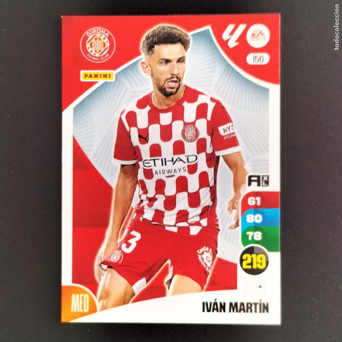 Football Stickers: 156 IVAN MARTIN GIRONA CROMOS ADRENALYN XL LALIGA CARD 2024 2025 24 25 PANINI