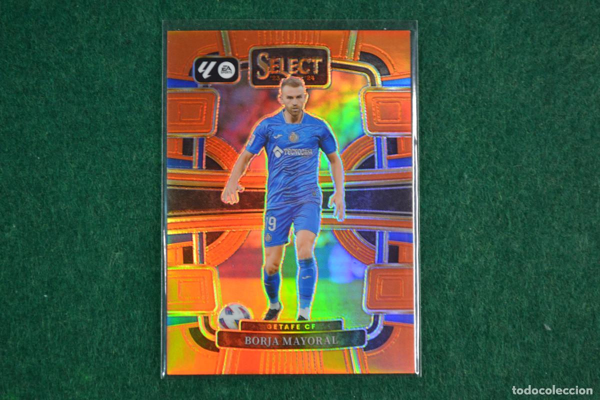Figurine di Calcio: PANINI SELECT LA LIGA 2023-24 - 32 BORJA MAYORAL (GETAFE CF) PARALELA ORANGE NUMERADA 20/49