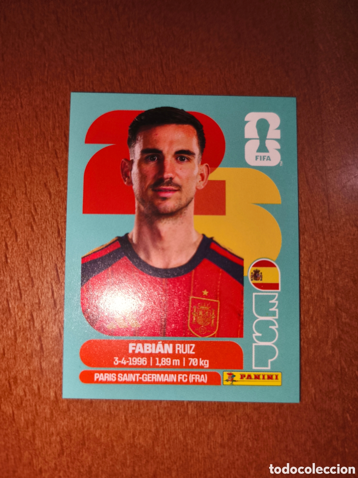 Cromos de Futebol: Esp12 Fabi&aacute;n Ruiz Fifa World Cup 2026 Espa&ntilde;a