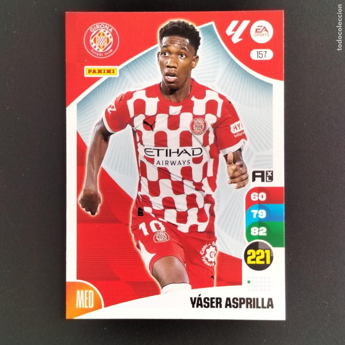 Cromos de Futebol: 157 YASER ASPRILLA GIRONA CROMOS ADRENALYN XL LALIGA CARD 2024 2025 24 25 PANINI