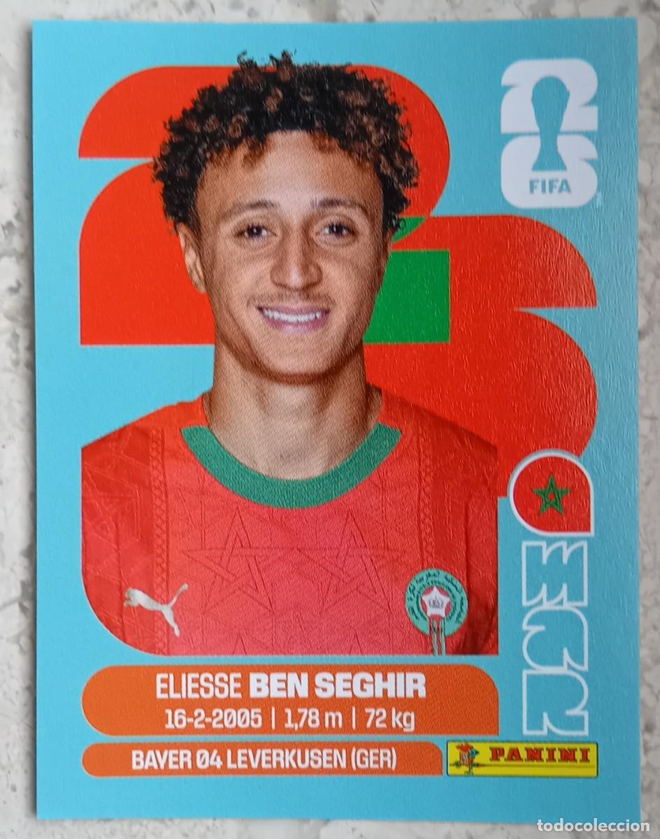 Cromos de Futebol: Figurina Panini 2026 Cromo World Cup Usa Mundial 2026 Eliesse Ben Seghir Morocco n MAR 12
