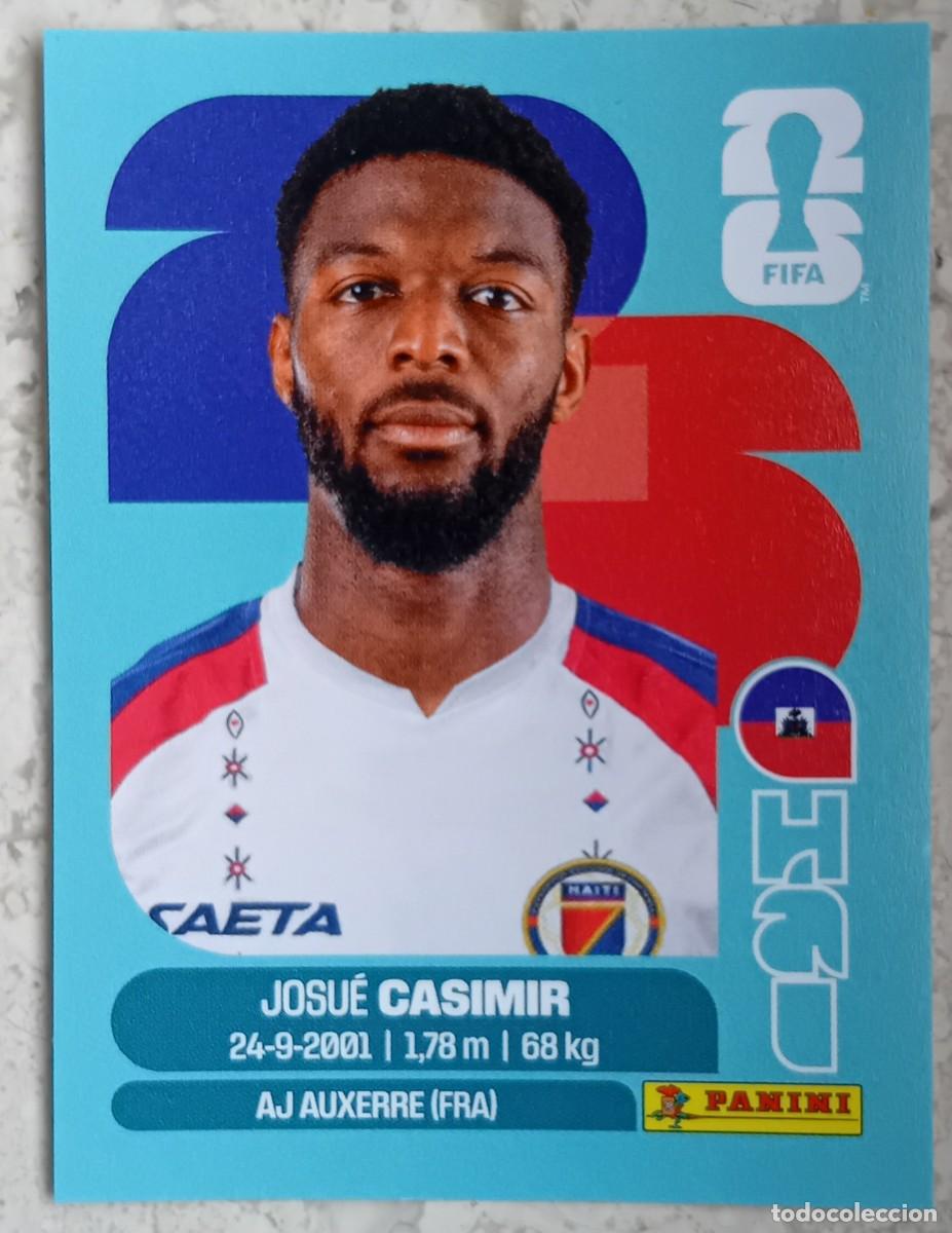 Cromos de Futebol: Figurina Panini 2026 Cromo World Cup Usa Mundial 2026 Josu&eacute; Casimir Haiti n HAI 16