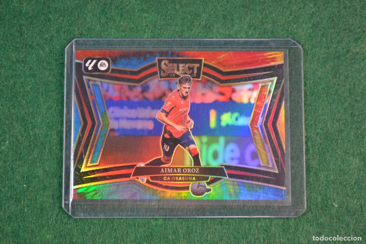 Figurine di Calcio: PANINI SELECT LA LIGA 2024-25 - 208 AIMAR OROZ (OSASUNA) PARALELA TIE-DYE NUMERADA 25/25