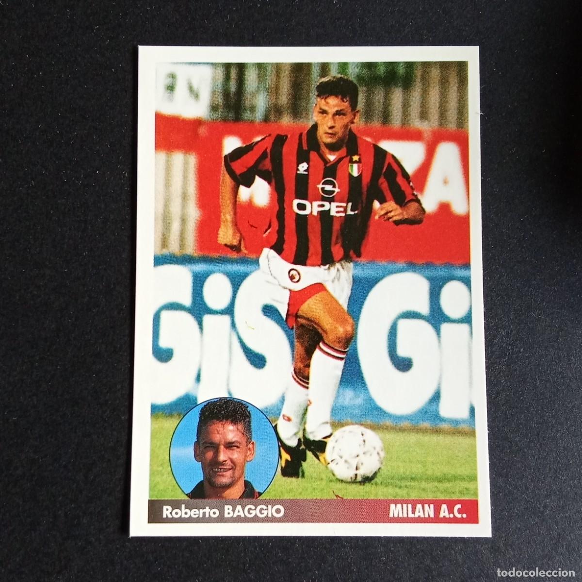 Cromos de F&uacute;tbol: LOS MEJORES EQUIPOS DE EUROPA 1996 1997 96 97 PANINI 166 BAGGIO MILAN SIN PEGAR